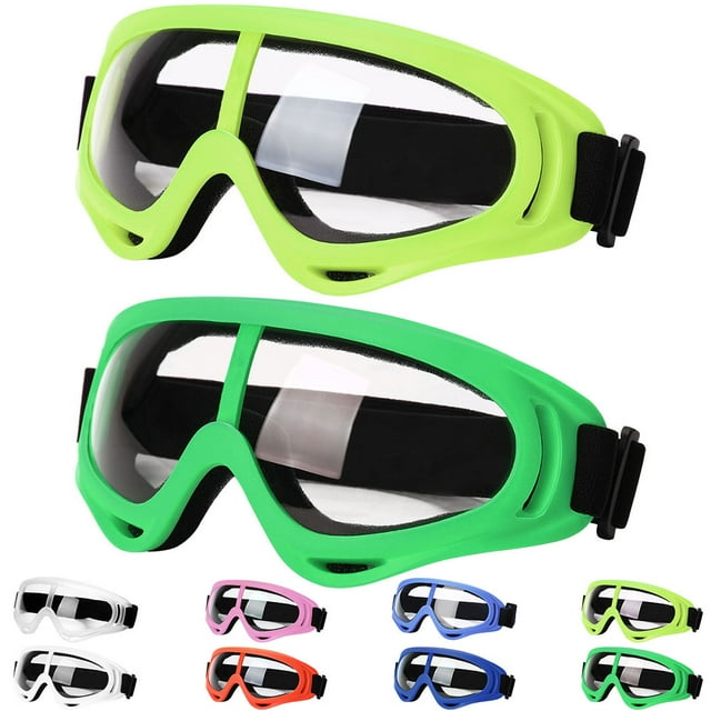Bangcool 2 Pair Cycling Goggles Creative Protective Safety Goggles Motorcycle Goggles