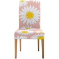 thumbnail image 1 of Funda Protectora para silla ABPHQTO Flores de margaritas juego de 1, 1 of 4