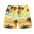 thumbnail image 4 of Boys' Swim Trun𝐤s Little Boys Bathing Suit Quick Dry Swimsuit Shorts with Pockets Toddler Swim Shorts Kids Swimwear, 4 of 5
