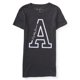 thumbnail image 1 of Aeropostale - Camiseta gráfica con logo para mujer, gris, pequeña Aeropostale  Camiseta gráfica, 1 of 2