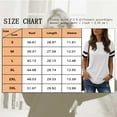 thumbnail image 2 of TEMOFON Color Block T Shirt for Womens Short Sleeve Top Casual Tunic Tops Crew Neck Striped Shirts White Tee 2025, 2 of 6