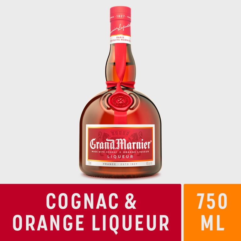 Grand Marnier, Cognac and Orange Liqueur, 750 mL, Cordon Rouge