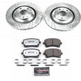 thumbnail image 3 of PowerStop Rear Z26 Street Warrior Carbon-Fiber Ceramic Brake Pad and Drilled and Slotted Rotor Kit Fits: AUDI Select Models K4567-26, 3 of 9