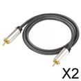 thumbnail image 1 of Cable de Audio Digital Coaxial CUTICAT RCA macho a macho 2 piezas, 1 of 4
