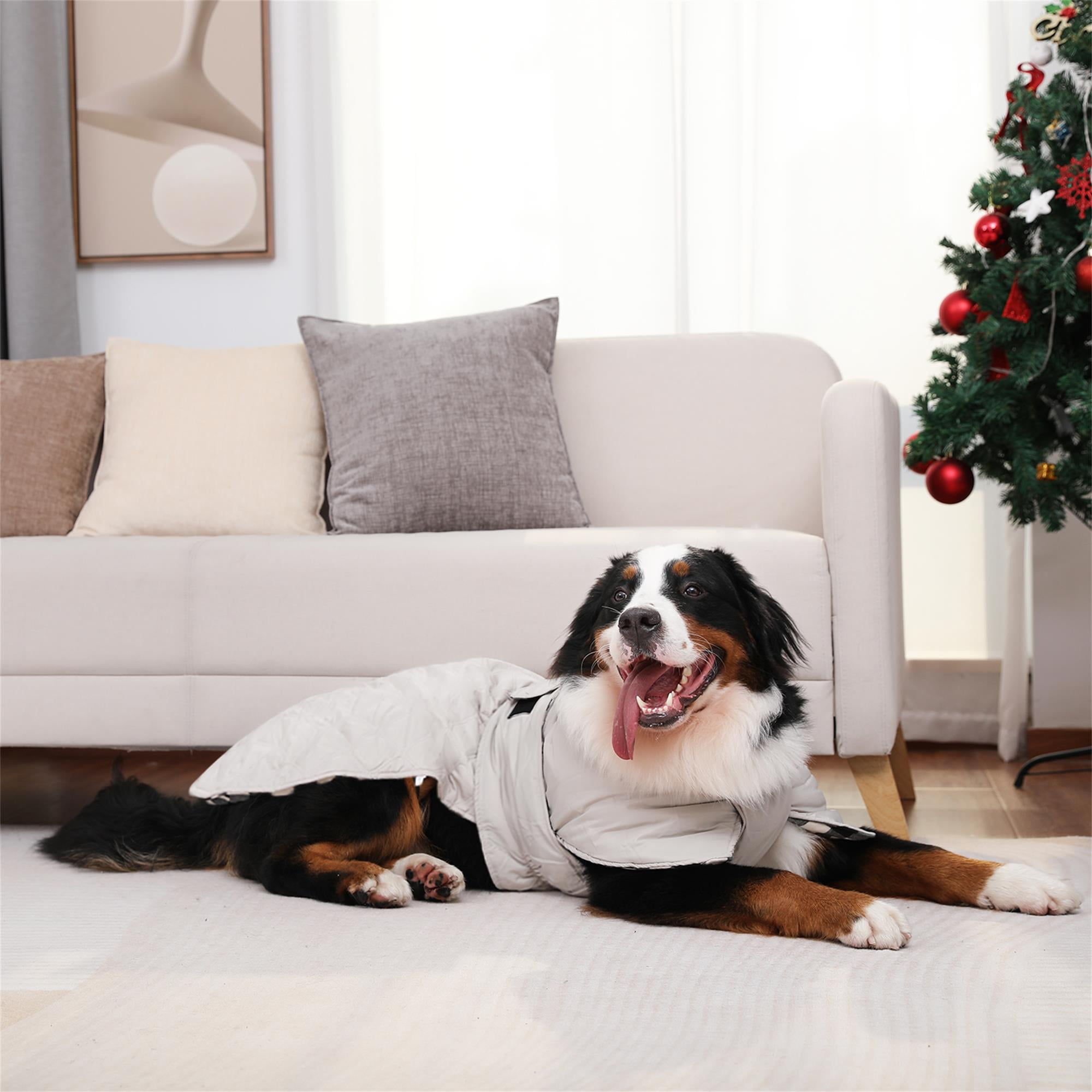 Kadyn Reversible Water Repellent Dog Jacket Pets Apparel Winter Warm Outdoor Sport Dog Coats for Winter Cold Weather Puppy Comfort Vest, Gray XL Kadyn Reversible Water Repellent Dog Jacket Pets Apparel Winter Warm Outdoor Sport Dog Coats for Winter Cold Weather Puppy Comfort Vest, Gray XL