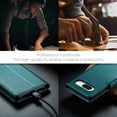 thumbnail image 6 of Flip Wallet Case for Google Pixel 8a, with RFID Blocking Credit Card Slot Kickstand Magnetic Closure Protective Phone Cover Women Men for Google Pixel 8a (Green), 6 of 9