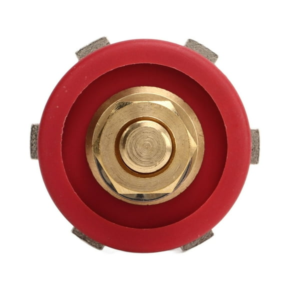 3/8in Thru Panel Battery Terminal Connectors 250A Zinc Alloy Brass Connector Yacht Car RV Safe Convenient