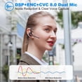 thumbnail image 2 of Audífonos Manos Libre New bee Inalámbricos Bluetooth V5.2 24 Hrs Conversación CVC8.0 con Micrófono Dual, 2 of 5