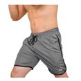 thumbnail image 4 of Short Deportivo para Hombre, Gris, Ajustable Flexible Bolsillos Prácticos Tela Dri-Fit M Red Baboon Fit Gray, Short Deportivo para Hombre, 4 of 4