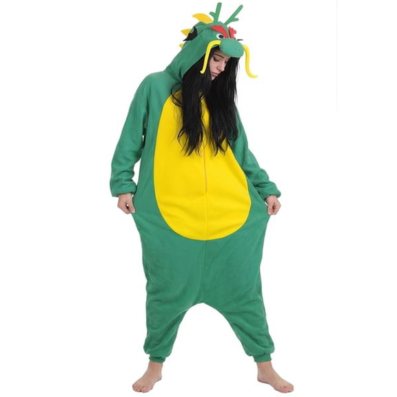 Adult Eastern Dragon Costume Onesie