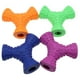 thumbnail image 5 of Juguete masticable de 3 agujeros para perros, dispensador de comida, limpieza dental, de goma natural, ideal para masticar (color aleatorio), 5 of 8