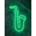 thumbnail image 2 of Handmadetneonsign Saxophone Led Sign, Saxophone Neon Sign, Instrument Neon Sign, 2 of 5