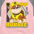 thumbnail image 3 of Paw Patrol - Rubble Graphic - Toddler & Youth Girls Raglan Graphic T-Shirt, 3 of 6