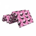 thumbnail image 2 of Whale Foldable Mattress, Narwhal Mammal Ocean Animal, 74.8" x 35.4", Pink and Charcoal Grey, by Ambesonne, 2 of 6