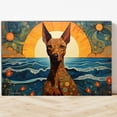thumbnail image 4 of Thuan Pharaoh Hound Dog Art Print Canvas, Dog Canvas Wall Art Painting Decor, Dog Pop Art Home Decor Artwork For Bedroom Living Room Bathroom decor, 4 of 6