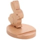 thumbnail image 3 of Soporte de madera para teléfono móvil, diseño de conejo, para mesa, tableta, adorno artesanal de madera para oficina., 3 of 6