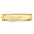 thumbnail image 3 of 14K Yellow Gold 5mm Light Weight Milgrain Half Round Band Ring Size 11.5, 3 of 7