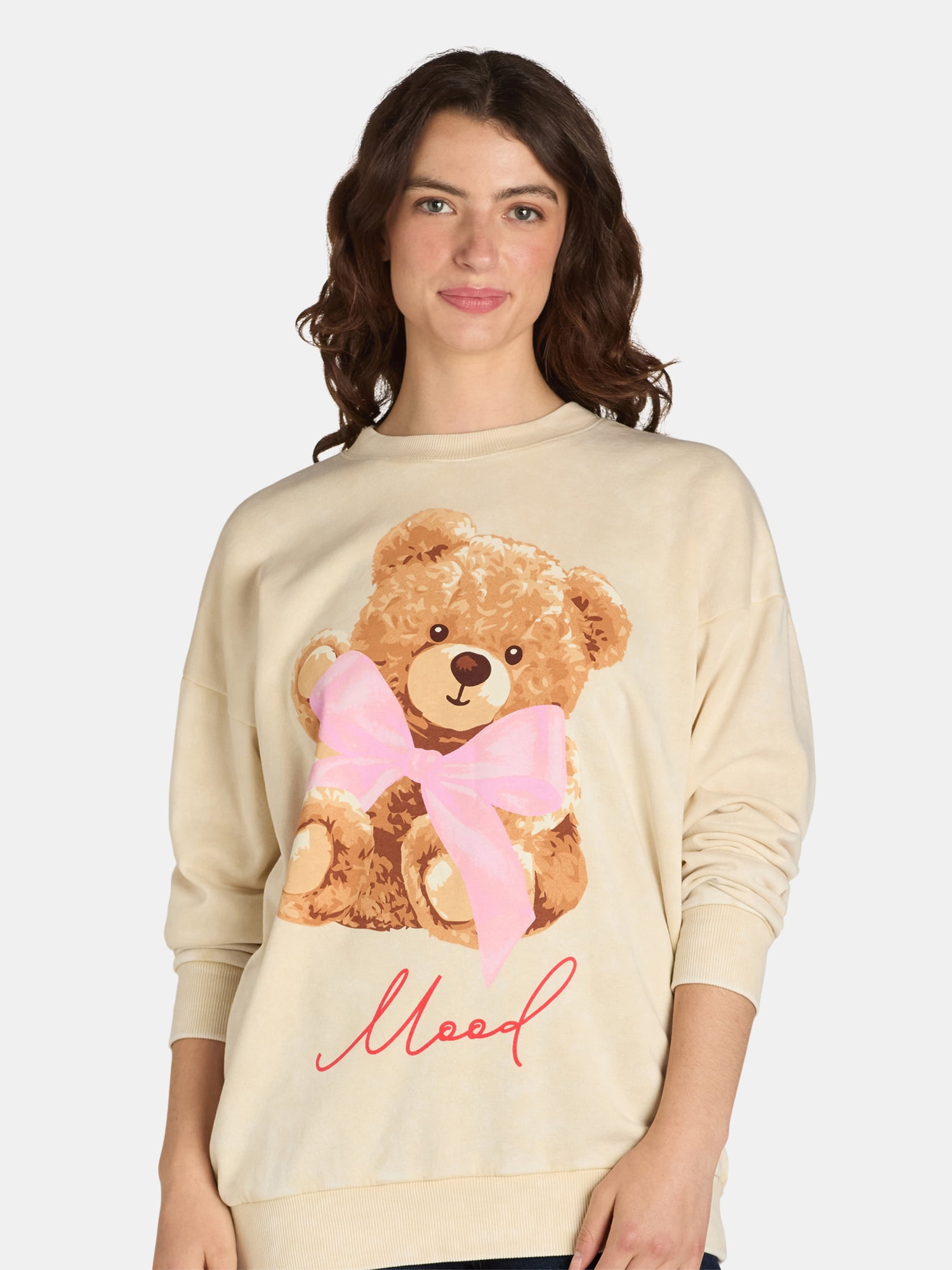 Self Esteem Women’s Mineral Washed Graphic Sweatshirt, Sizes S-XL