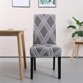thumbnail image 6 of Printed Dining Room Chair Covers 4 Packs, Stretch Kitchen Slipcovers Removable Washable Parsons Protector for Kitchen,Hotel,Restaurant, Ceremony Universal Size, 6 of 6