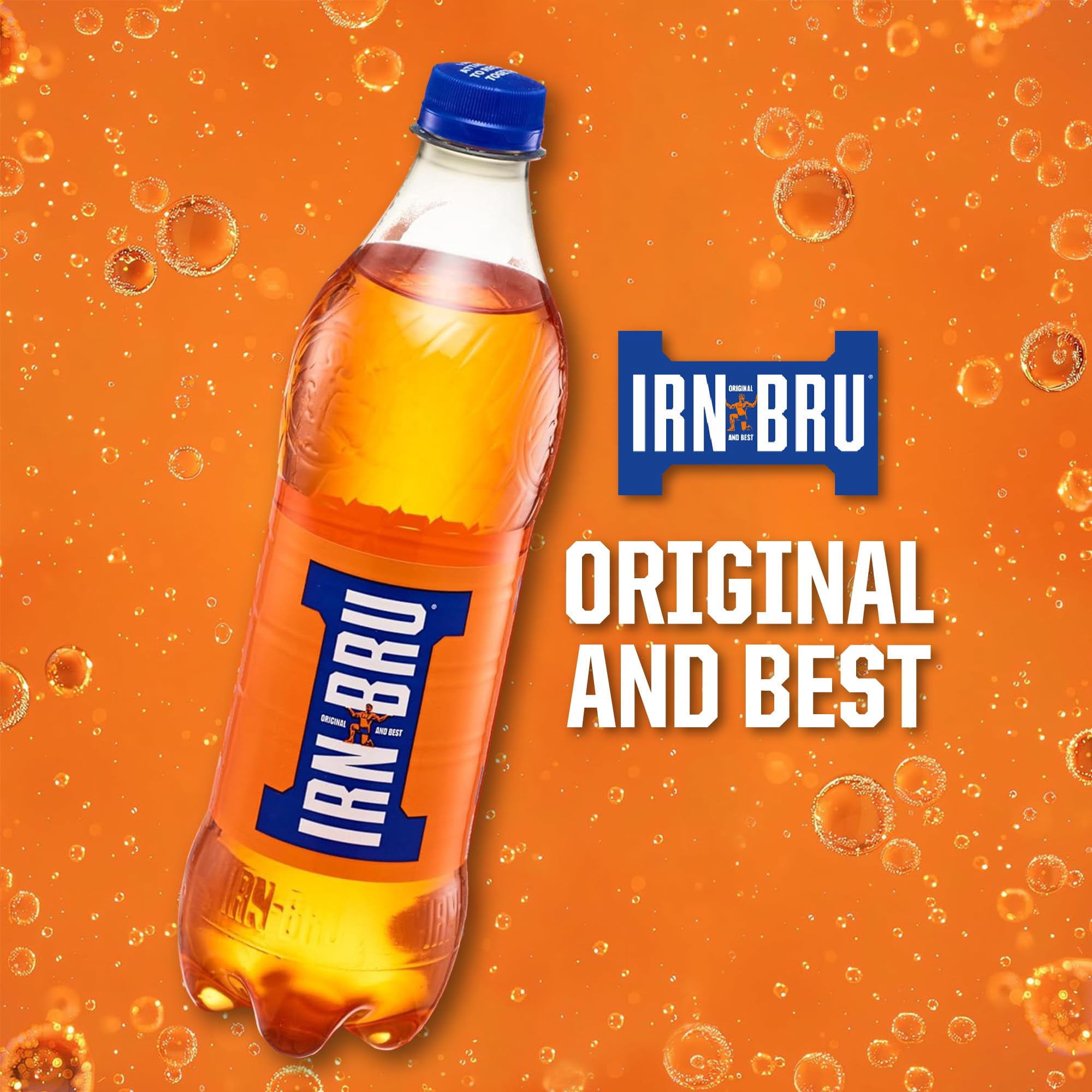 (Pack Of 12) Irn Bru Soda Barrs Irn Bru 500 Ml