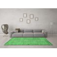thumbnail image 3 of Ahgly Company Indoor Rectangle Abstract Emerald Green Modern Area Rugs, 7' x 9', 3 of 4