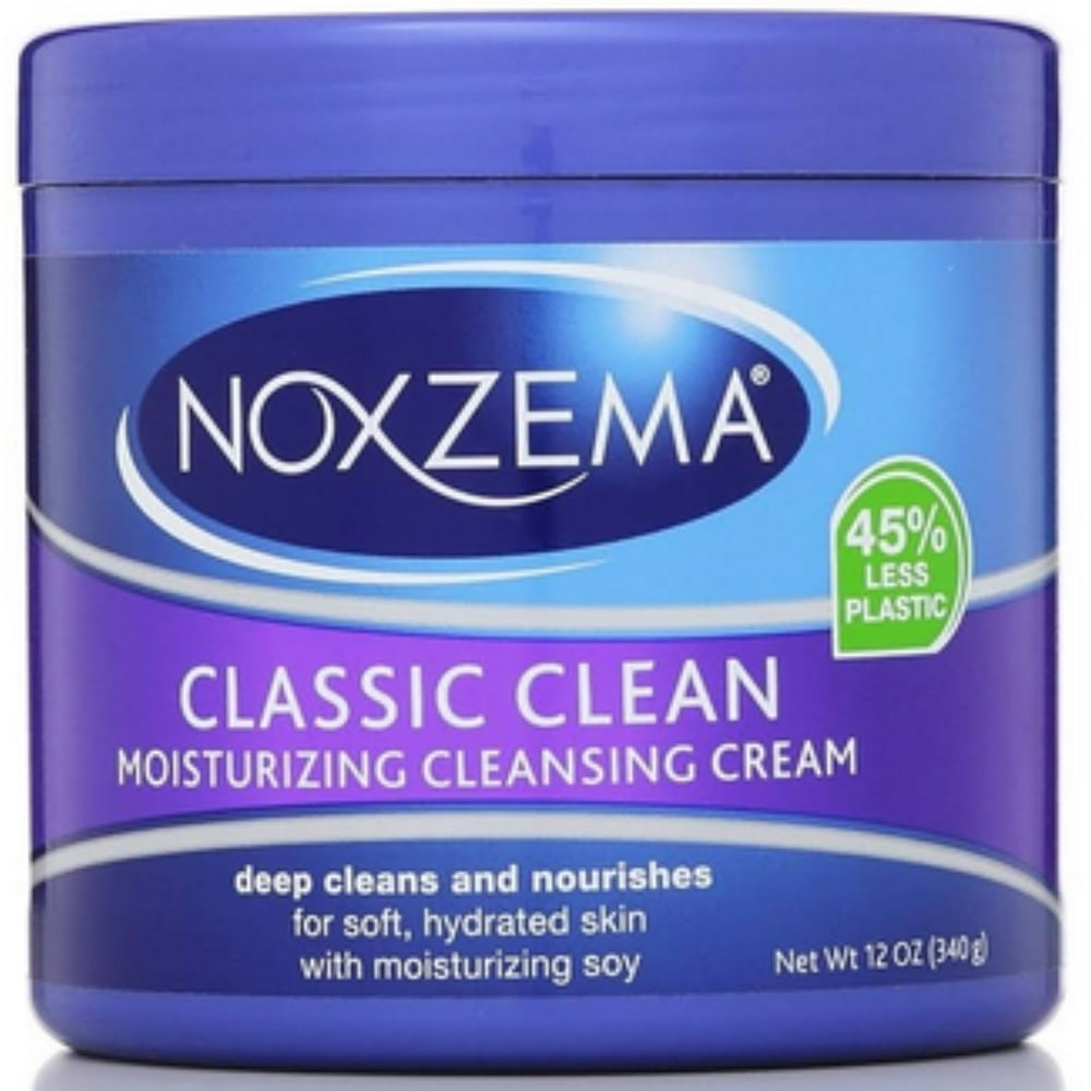 Noxzema Classic Clean, Moisturizing Cleansing Cream 12 oz (Pack of 4