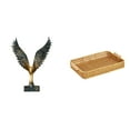 thumbnail image 1 of Estatua de la casa,Estatua de ala hecha a mano,artesanía de resina para cafetería,Escultura de alas extendidas,adorno artesanal,Cestas de almacenamiento,Cestas de almacenamiento de cocina, 1 of 8