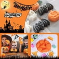 thumbnail image 6 of Halloween Silicone Mold with Pumpkin Ghost Skeleton Bat Witch Hat Web Shapes, 7 Cavity Non-Stick Chocolate Candy Mould, Multipurpose DIY Casting Mold for Epoxy Resin Soap Plaster Halloween Decor, 6 of 8