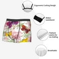 thumbnail image 5 of Kdxio Men's Boxer Briefs with Butterflies and Vintage Print - Comfortable and Breathable Underwear for Everyday Wear, 5 of 7