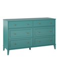 thumbnail image 5 of Ameriwood Home Monticello Wide 6-Drawer Dresser, Emerald Green, 5 of 13