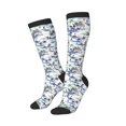 thumbnail image 2 of Haiem Hawaii Palms Socks, Funny Novelty Crazy Design Cotton Socks Sports Socks Knee High Socks For Men, Women,1Pairs - Gift For Working Friends, 2 of 9