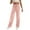 Pink, variant on WMTBSRSW Women's Wide Leg Sweatpants for Petite High Rise Baggy Drawstring Lightweight Lounge Pants Deep Pockets Y2K Aesthetic Black L