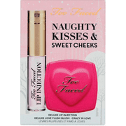 Too Faced Naughty Kisses & Sweet Cheeks 2-Piece Set with Lip Injection & Blush in Crazy in Love