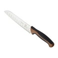 thumbnail image 2 of Mercer Culinary Millennia 7-Inch Granton Edge Santoku Knife, Brown, 2 of 4