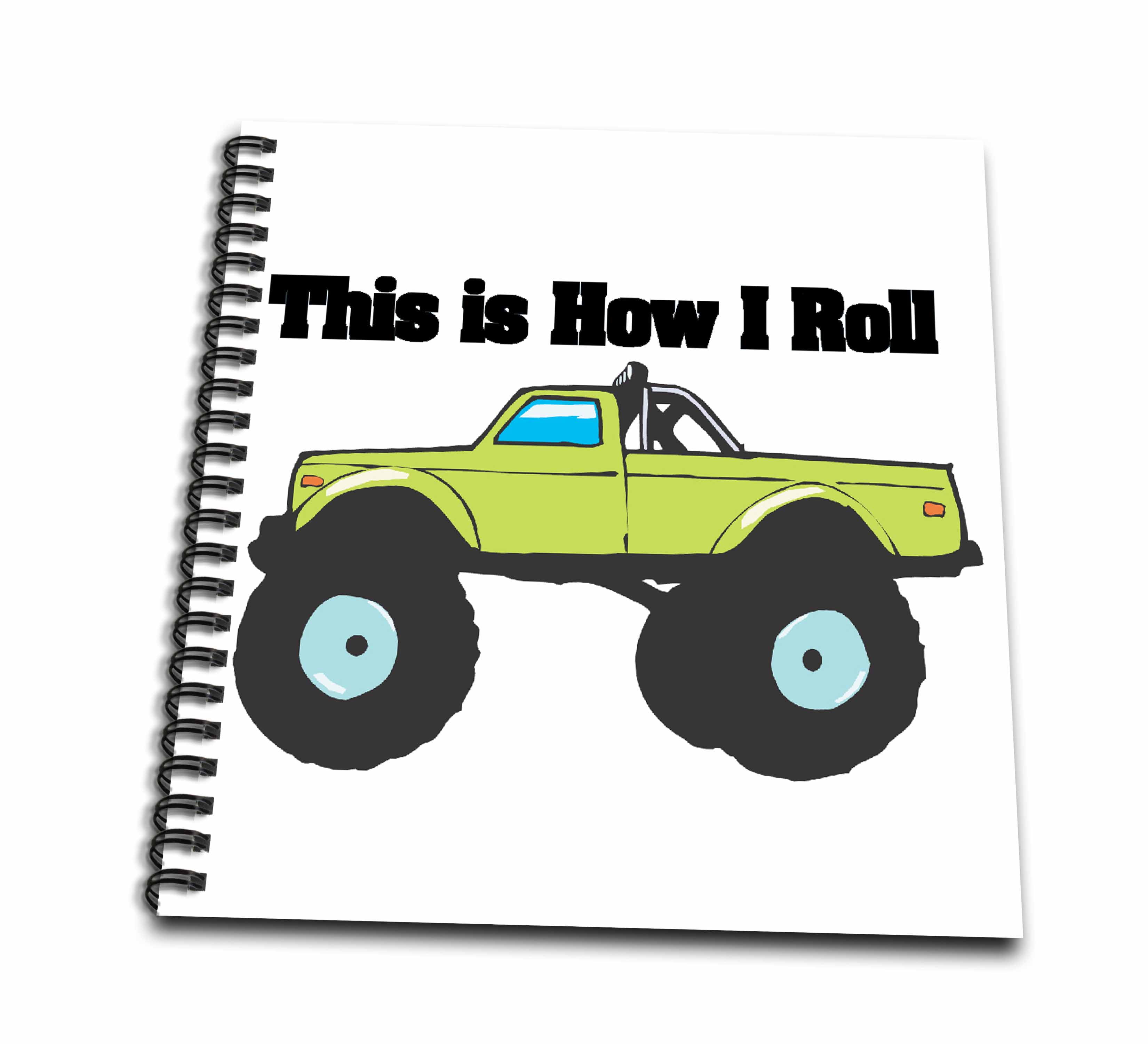 Get 3drose This Is How I Roll Monster Truck Drawing Book 8 By 8 HD Get Wallpaper 3drose This Is How I Roll Monster Truck Drawing Book 8 By 8 HD