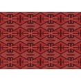 thumbnail image 1 of Ahgly Company Indoor Rectangle Patterned Saffron Red Area Rugs, 7' x 9', 1 of 6