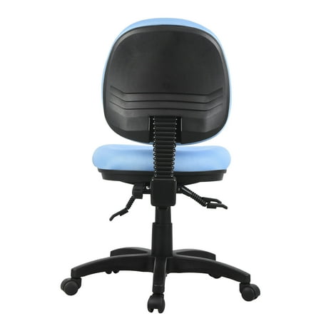 Multi Function Task Chair Without Arms Mid Back Ergonomic Office