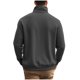 thumbnail image 4 of Blusa y camisa de manga larga con cuello alto para hombre, jersey de terciopelo con cremallera de un cuarto de color liso, blusa informal de manga larga con cuello alto para hombre, blusa de poliéster, 4 of 9