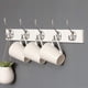 thumbnail image 3 of 10 Pack Rustic Coat Hooks Wall Mounted Heavy Duty Double Hooks Retro, 3 of 5