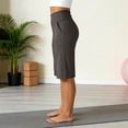 thumbnail image 3 of Lumtrix Bermuda Shorts For Women With Pockets Below Knee Length Women'S High Waisted Stretch Long Shorts Walking Casual Capris Khaki XL, 3 of 5