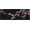 Cherry Blossom, variant on Moon Night Xl Large Gaming Pad, Long Extended Full Mat for Top Keyboard Table, Cute Big Stitched Mousepad Gifts for Women Office Decor(Black, 31.5*11.8 In)