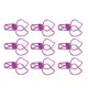 thumbnail image 1 of Abrazaderas De Papel, Clips De Carpeta De Material Metálico 100 Piezas Fuerza De Sujeción Fuerte Forma De Melocotón Dibujos Animados Lindos Para Oficina ANGGREK Otros, 1 of 8