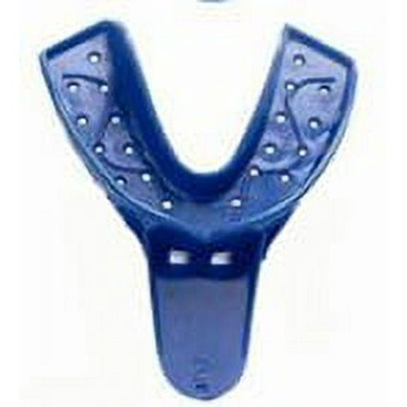 BLUE IMPRESSION TRAYS LOWER SMALL 12 PIECES