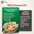 thumbnail image 7 of NY SPICE SHOP Asian Rice Crackers - 3 Pound - Rice Snacks - Rice Crisps - Snack Mixes - Best Snacks, 7 of 7