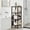 brown, variant on Ataucjin 4-Tier Narrow Bamboo Shelf for Bathroom, 13"x13"x38.6" Slatted Wood Plant Stand Corner Rack for Towel Storage in Kitchen, Entryway, Bedroom