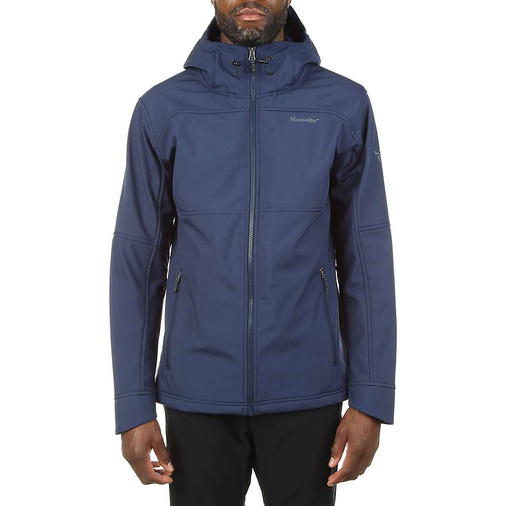 Moosejaw Men's and Big Men's Hooded Softshell Jacket, Up to Size 3X ...