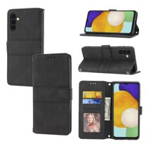 Nalacover Wallet Case for Samsung Galaxy A13 5G, PU Leather Shoulder Strap Lanyard Crossbody Flip Cover with Card Slots Magnetic Kickstand Shockproof Case, Black