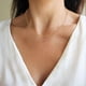 thumbnail image 2 of Collar de oro para mujer de moda - Exquisito collar cubano chapado en oro de 14 quilates, collar de serpiente, cadena redonda, collar de oro de varias capas, 2 of 5