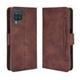 thumbnail image 1 of Case for Samsung Galaxy M32 Cover Adjustable Detachable Card Holder Magnetic closure Leather Wallet Case - Brown, 1 of 5