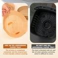 thumbnail image 3 of Air Fryer Parchment Paper Liners, 100pc Round Disposable Oil-Proof Liners for Air Fryer, Steamer, Microwave, and Baking, Send Goods from Local Warehouse, 3 of 6
